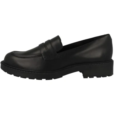 Abbildung von Clarks Orinoco Penny Slipper, Damen, Größe: 42, Black leather Leder