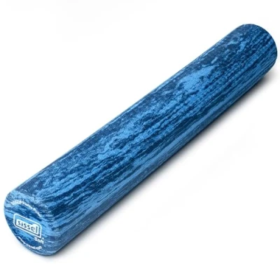 Abbildung von SISSEL® Pilates Roller Soft Ideal für Anfänger &amp; Fortgeschrittene Maße: 15x90 cm Komfort Stabilität Inkl. Übungsposter Verbessert Flexibilität, Balance Core Stärkung