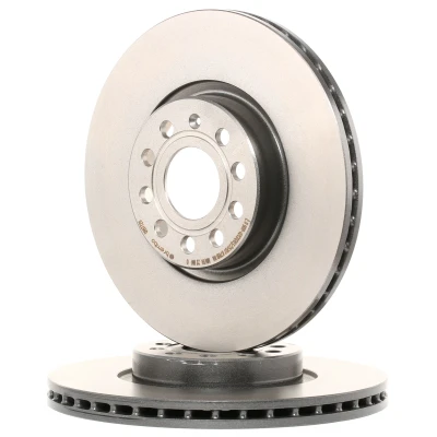 Abbildung von BREMBO COATED DISC LINE 09.9772.11 Bremsscheibe 312 25 5 innenbelüftet beschichtet hochgekohlt mit Schrauben VOLKSWAGEN: Golf 6, 7 Variant