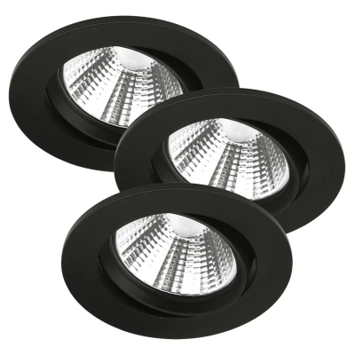Abbildung von Nordlux LED Einbauleuchte »Freemont«, 3er Set, inkl. fest integriertem Leuchtmittel, Schutzart IP23, Ø 8,5 cm