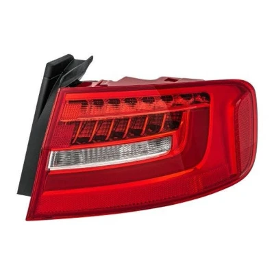 Abbildung von HELLA 2SK 010 916 101 Rückleuchte rechts äusserer Teil LED, W16W 12 weiß/rot mit Glühlampe, Lampenträger AUDI: A4 B8 Saloon