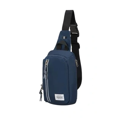 Abbildung von American Tourister Brightup Duffle Zip Navy Umhängetasche