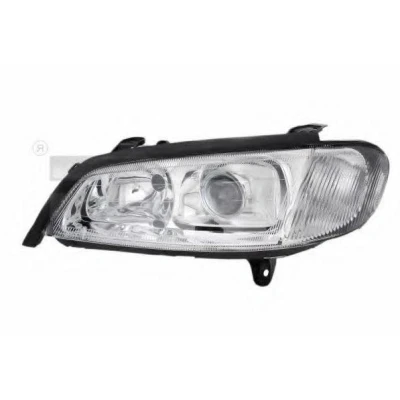 Abbildung von TYC 20 0188 05 2 Scheinwerfer links H1, H7 mit Lampenträger, ohne Elektromotor OPEL: Omega B Caravan