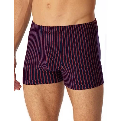 Abbildung von Schiesser Herren Short Für Männer Weich Und Bequem Ohne Gummibund Bio Baumwolle Cotton Casual Unterwäsche, Rot_180499, L EU