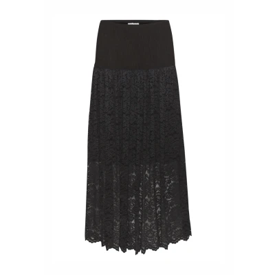 Abbildung von LASCANA 2 in 1 Kleid, aus geblümter Spitze, Sommerkleid oder Maxirock, elastisch