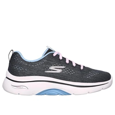 Abbildung von Skechers Damen Go Walk Arch Fit 2.0 Vivid Sunset Sneaker, Schwarz, 39 EU