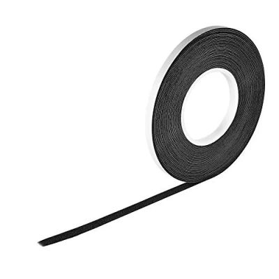 Abbildung von S&amp;S Shop Kompriband 10,0 m lang, 10/3 Anthrazit, selbstklebend, expandiert von 3 auf 15 mm, Rollenbreite 10 aus Acryl 300, geeignet als Türdämmung, Fensterdichtung, Quellband, Dichtungsband