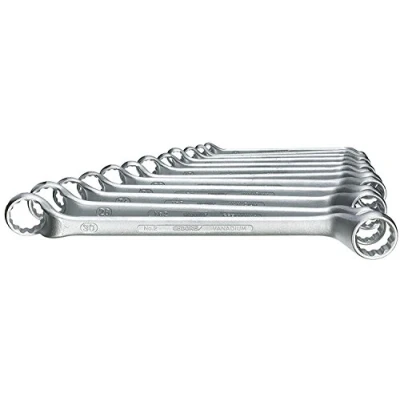 Abbildung von GEDORE 2 120 Doppel Ringschlüsselsatz Chrom Vanadium Stahl