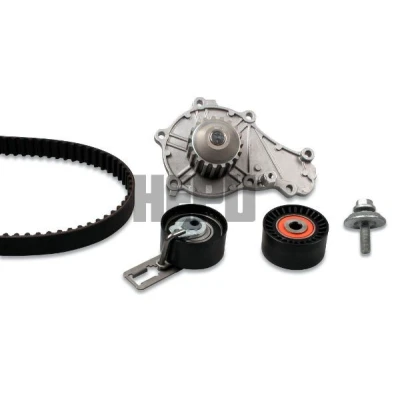 Abbildung von HEPU PK08031 Wasserpumpe + Zahnriemensatz 141 FORD: C Max 2, Galaxy Mk2 MPV, FOCUS 3 Turnier, PEUGEOT: 207 Hatchback, 5008 I, 508 I SW