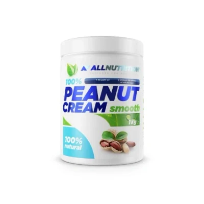 Abbildung von ALLNUTRITION Peanut Cream Zuckerfreie Erdnussbutter Glatte Erdnusscreme 100% geröstete Erdnüsse Veganer Brotaufstrich Kalorienarme Süßigkeiten Gesunder Snack 1000g