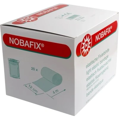 Abbildung von Nobafix Fxierbinde einzeln in Folie verpackt 20 Stück 12cm x 4m