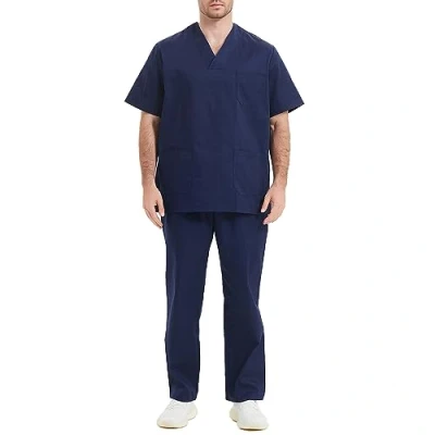 Abbildung von MISEMIYA Unisex Schrubb Set Medizinische Uniform mit Oberteil und Hose ref.8178 4XL, Marineblau 21