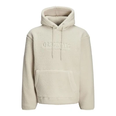 Abbildung von Jack &amp; Jones Jorfrederiksberg Teddy Fleecepullover, Herren, Größe: Medium, Oatmeal