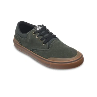 Abbildung von Quiksilver Varial Sneaker low, Herren, Größe: 40, Olive Leder und textil