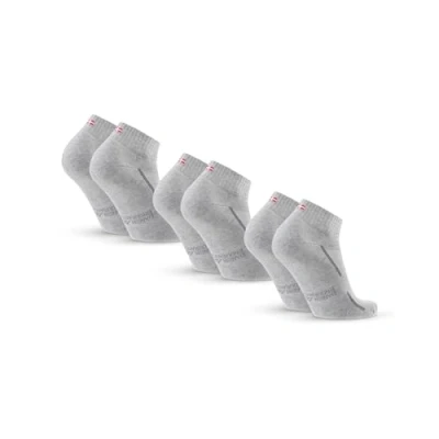 Abbildung von DANISH ENDURANCE Kurze Sportsocken aus Bio Baumwolle, Alltag und Fitnessstudio, Unisex, Herren &amp; Damen, (3│6 Pack) Grau 35 38