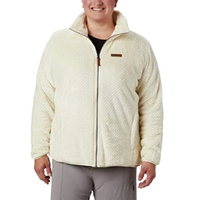 Abbildung von Columbia FIRE SIDE II Sherpa Fleecejacke, Damen, Größe: Large, Chalk