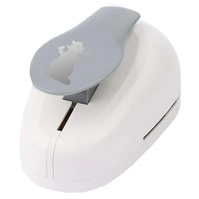Abbildung von Ideen mit Herz Jumbo Stanzer, Schneemann, Motivgröße: 6cm x 4cm Motiv Locher für Papier Geschenkanhänger &amp; Aufleger basteln Weihnachtskarten Deko Weihnachten, Winter, Schnee extra groß