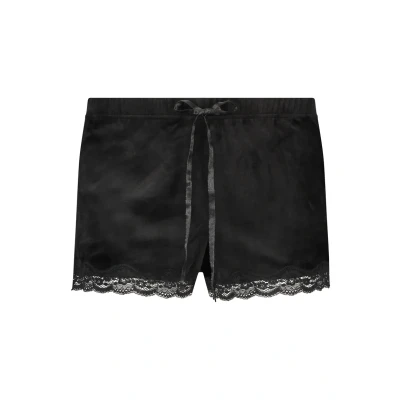 Abbildung von Hunkemöller Brushed Leopard Nachtwäsche Hose, Damen, Größe: XL, Black