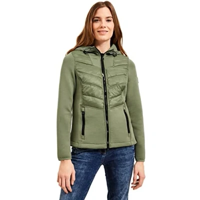 Abbildung von Cecil IM MIX Übergangsjacke, Damen, Größe: XL, Grün