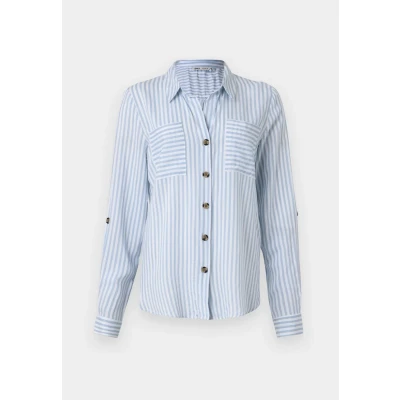 Abbildung von ONLY Asmin Hemdbluse, Damen, Größe: XS, Blue/white