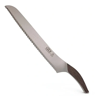 Abbildung von GÜDE Solingen Brotmesser Links und Rechtshänder geschmiedet, 32 cm, Räuchereiche, SYNCHROS, Handmade Germany, Braun