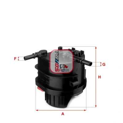 Abbildung von Kraftstofffilter SOFIMA S4015NR