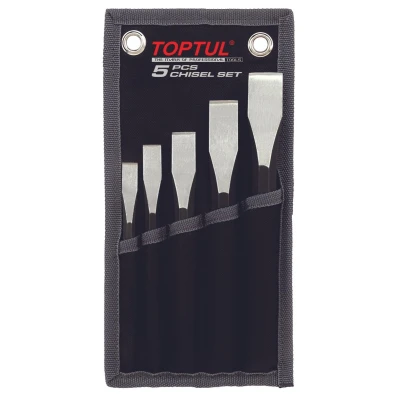 Abbildung von TOPTUL GPAQ0505 Meißel + Durchtreiber Satz 10, 12, 15, 19, 22 5 10x140, 12x150, 15x160, 19x180, 22x200