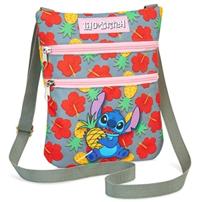 Abbildung von Disney Stitch Handtasche Mädchen &amp; Teenager, Umhängetasche mit Langem Riemen