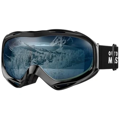 Abbildung von OutdoorMaster Unisex skibrille OTG für Damen und Herren, Snowboard Brille Schneebrille 100% UV Schutz brillenträger, Anti Nebel Ski Goggles Jungen
