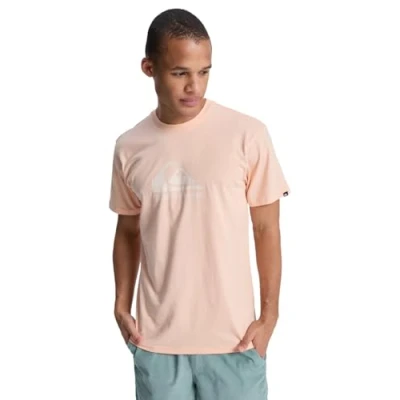 Abbildung von Quiksilver COMP LOGO Tshirt print, Herren, Größe: Small, Coral