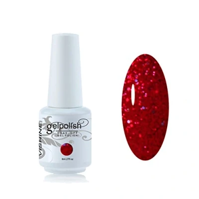 Abbildung von Vishine Gel Nagellack Soak Off UV LED Nagel Gellack für Nail Art Salon DIY zu Hause Starter Maniküre 8ml #1550