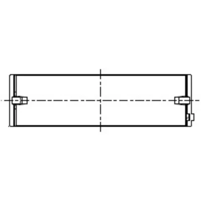 Abbildung von MAHLE ORIGINAL 227 HL 21666 025 Kurbelwellenlager