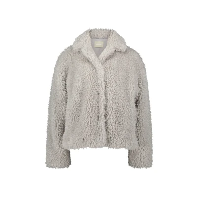 Abbildung von Amber &amp; June Fleecejacke, Damen, Größe: 34, Light stone