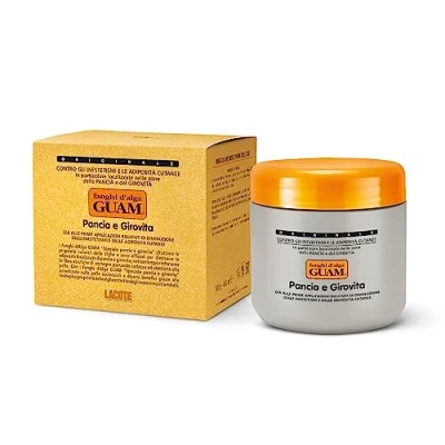 Abbildung von Guam, Algenfango Guam für Bauch und Taille, Gegen lokale Hautunreinheiten Adipositas an Straffende Tonisierende Wirkung, Anticellulite, Made in Italy, 500 ml Packung