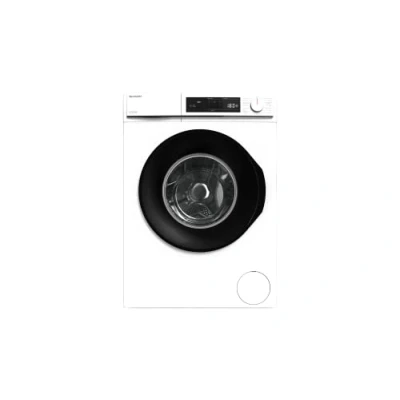 Abbildung von SHARP ES NFA714BWB DE Waschmaschine Frontlader/B / 7 kg 1400 U/min/Advanced Inverter Motor/Allergy Smart 15 Programme inkl. min Kurzprogramm/AquaStop/Weiß