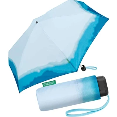 Abbildung von Benetton Taschenschirm Ultra Mini Flat Dip Dye Diva Blue