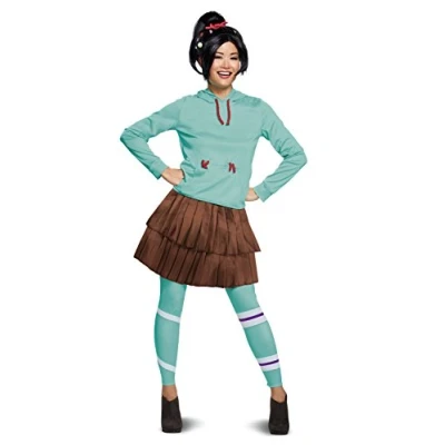 Abbildung von Disguise Damen Vanelope Deluxe kostuum voor volwassenen Kost me in Erwachsenengr e, Multi colored, Small (4 6) US EU