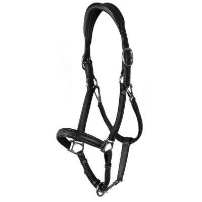 Abbildung von Dyon Halfter Working Soft Leather Schwarz Pony