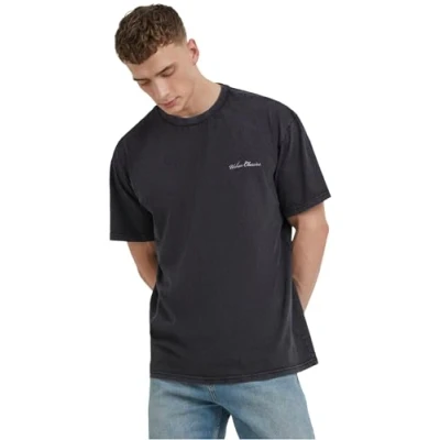 Abbildung von Urban Classics Small Embroidery Tshirt basic, Herren, Größe: 5XL, Black