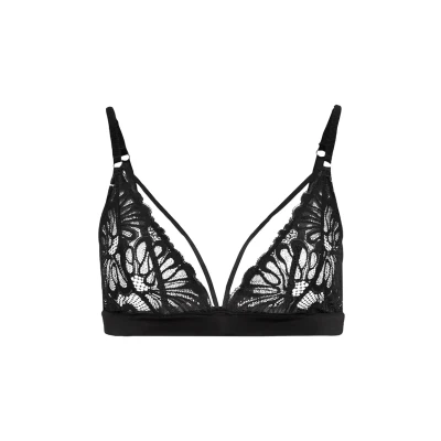 Abbildung von Lascana Bralette Triangel BH, Damen, Größe: 48/50, Black