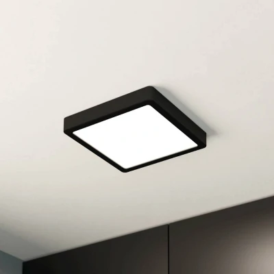 Abbildung von EGLO Deckenleuchte »FUEVA 5«, Leuchtmittel LED Modul fest integriert, in schwarz aus Stahl 17W Warmweiß