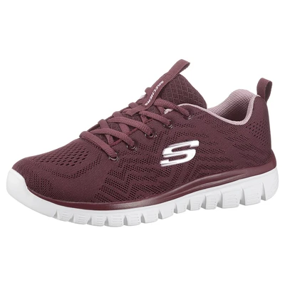 Abbildung von Skechers Sport Womens Graceful GET Connected Sneakers Women Rot, Schuhgröße:37 EU