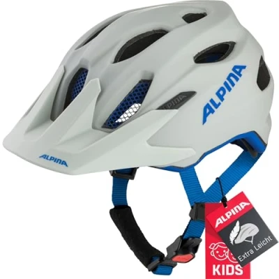 Abbildung von ALPINA Unisex Jugend Carapax JR. Fahrradhelm, Smoke Grey Blue matt, 51 56