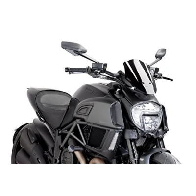 Abbildung von Windschild 7592N Puig Sport Ducati Diavel 14 16 schwarz