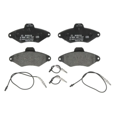 Abbildung von BOSCH 0 986 461 757 Bremsbelagsatz Low Metallic inkl. Verschleißwarnkontakt CITROËN: Xantia Hatchback