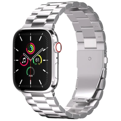 Abbildung von iMoshion Apple Watch Armband Stahl Silber Geeignet für Series 1 9 / SE Ultra (2)