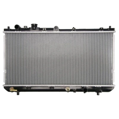 Abbildung von THERMOTEC D73014TT Kühler, Motorkühlung Aluminium, Kunststoff für Fahrzeuge mit/ohne Klimaanlage 704 325 22 Automatikgetriebe Kühlrippen gelötet