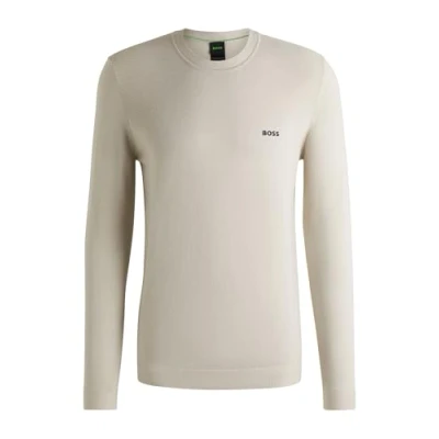 Abbildung von BOSS Momentum LITE Strickpullover, Herren, Größe: Medium, Open beige
