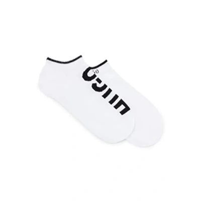Abbildung von HUGO LOGO 2 PACK Socken, Damen, Größe: 35 38, White