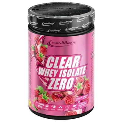 Abbildung von Clear Whey Isolate Zero Raspberry 400g Zuckerfreies Protein Pulver, Leckerer &amp; erfrischender High Drink mit 25g Eiweiß pro Portion